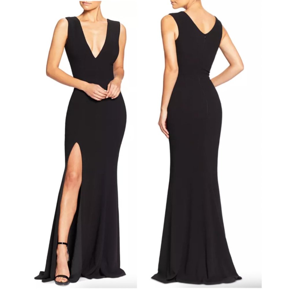 Dress the Population Sandra Gown in Black